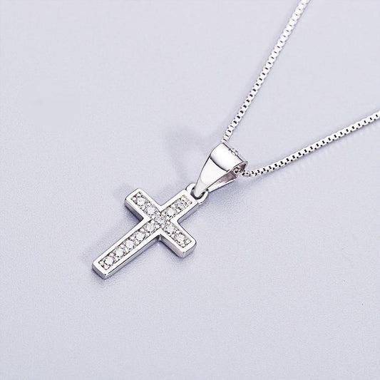 Serenity Sparkle Cross Necklace