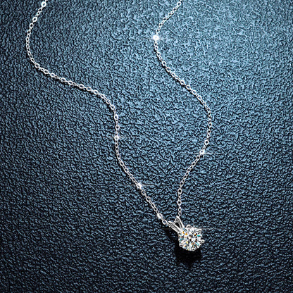 Exquisite 1.0 Carat Moissanite Necklace
